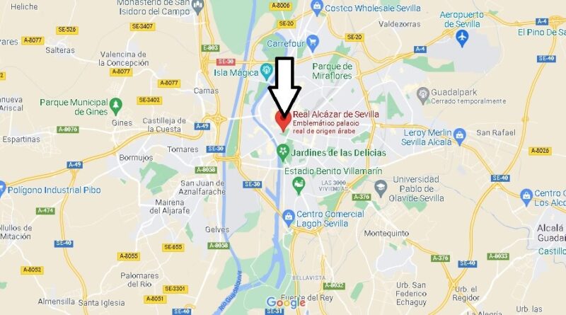 ¿Dónde está el Real Alcázar de Sevilla