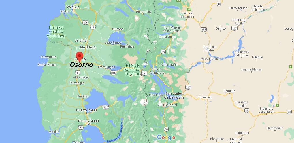 ¿Dónde está ubicada la ciudad de Osorno