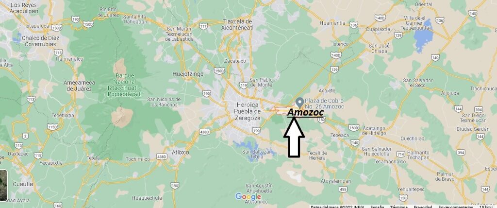 ¿Qué region es Amozoc
