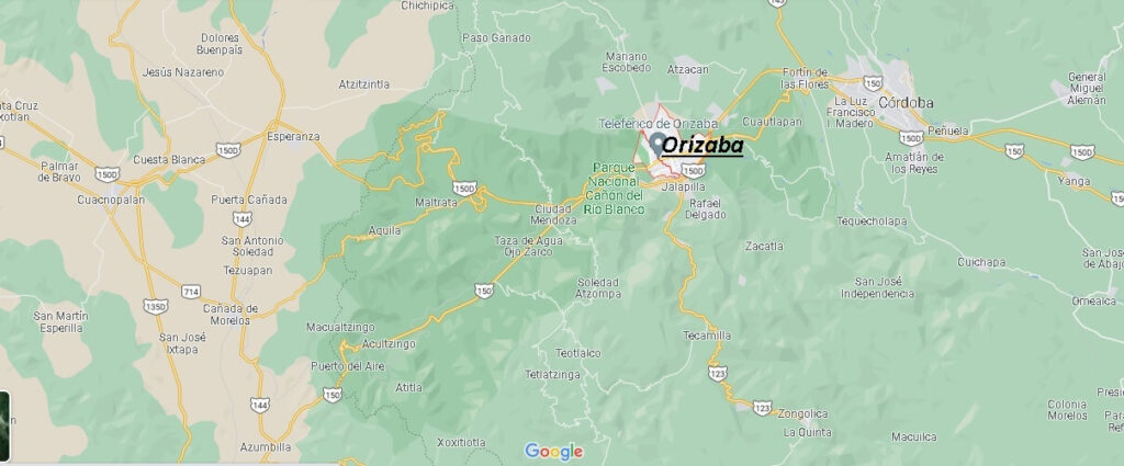 ¿Qué region es Orizaba Veracruz