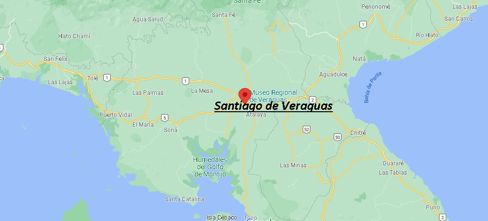 Dónde queda Santiago de Veraguas Panama