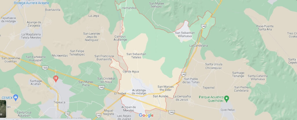 Mapa Acatzingo