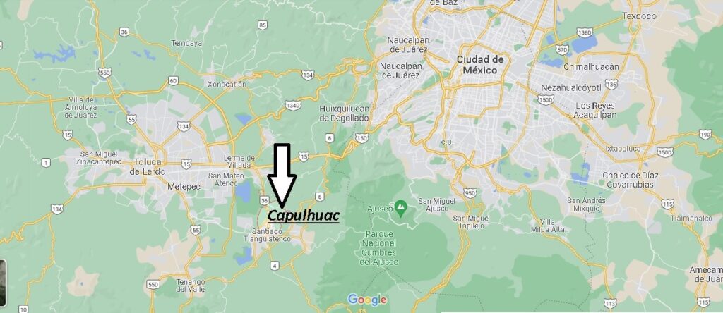 Mapa Capulhuac