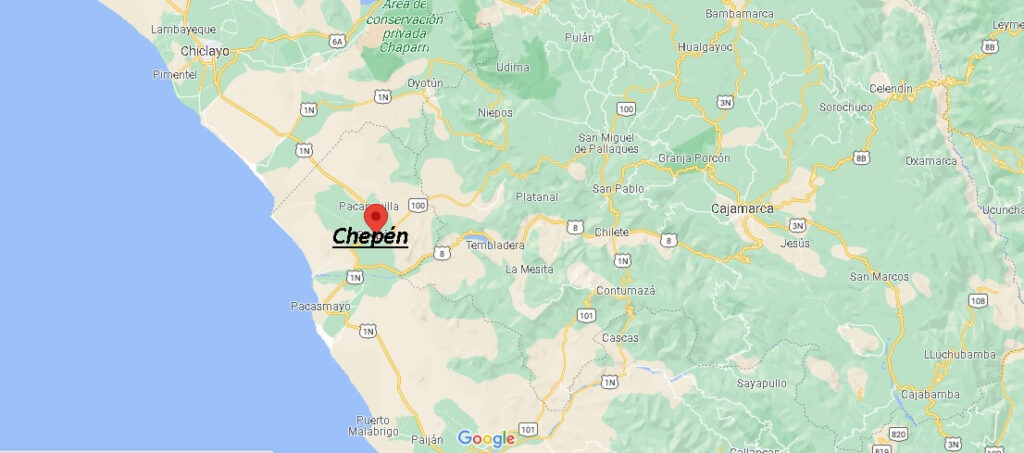 Mapa Chepén