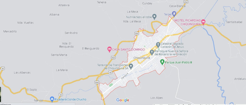 Mapa Chiquinquirá