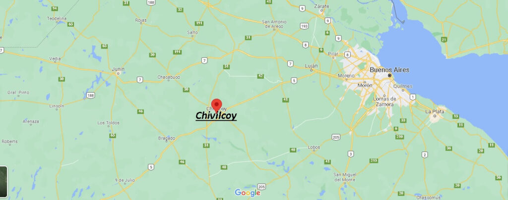 Mapa Chivilcoy