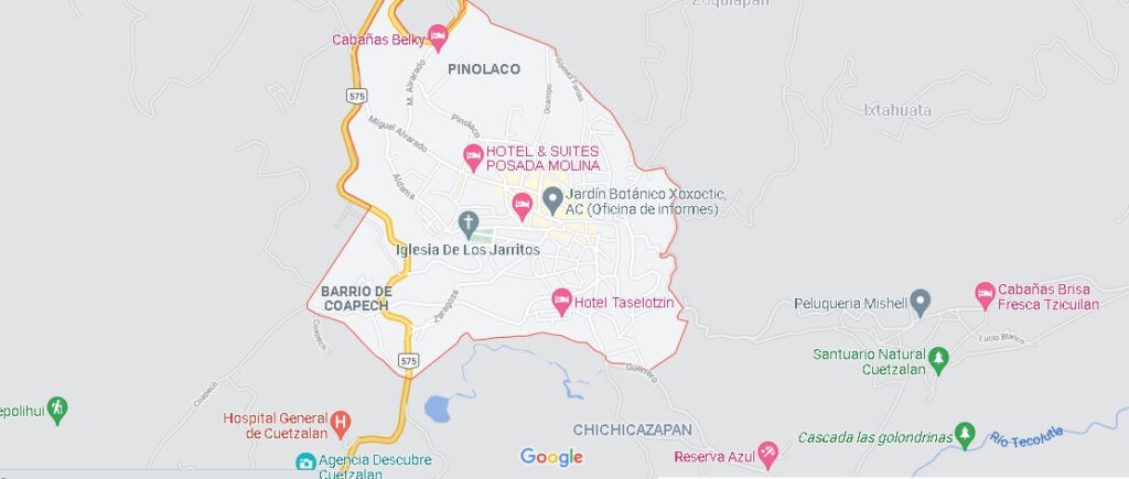Mapa Cuetzalan