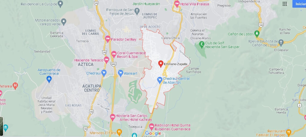 Mapa Emiliano Zapata