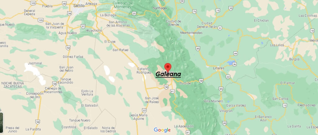 Mapa Galeana