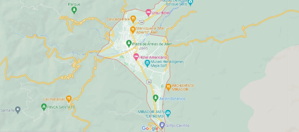 Mapa Jaén