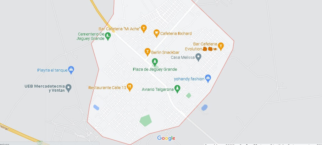 Mapa Jagüey Grande