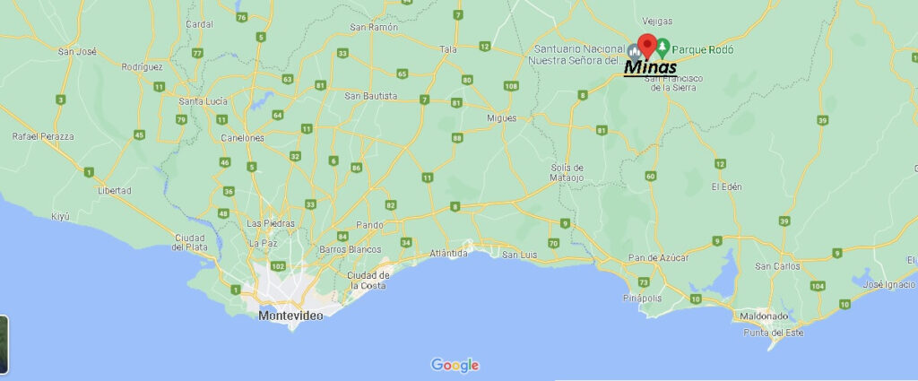 Mapa Minas