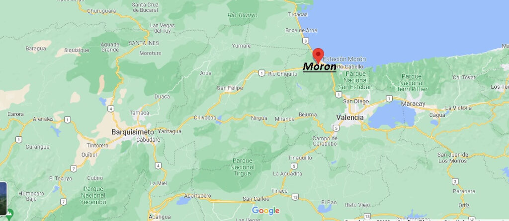 Mapa Moron