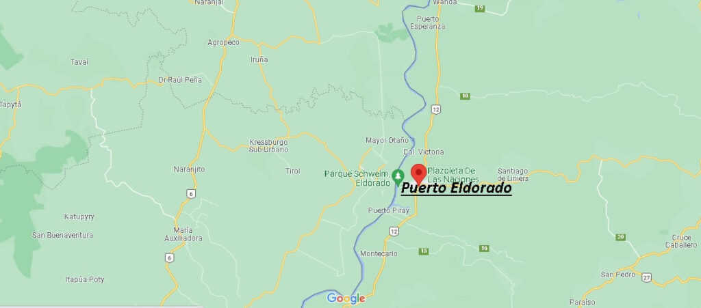 Mapa Puerto Eldorado