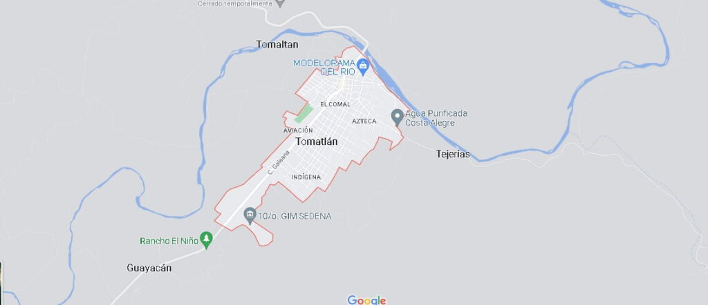 Mapa Tomatlán