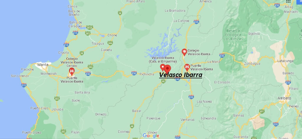 Mapa Velasco Ibarra