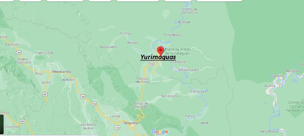 Mapa Yurimaguas