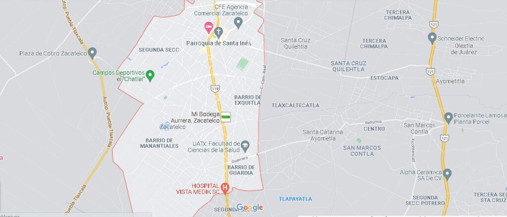 Mapa Zacatelco