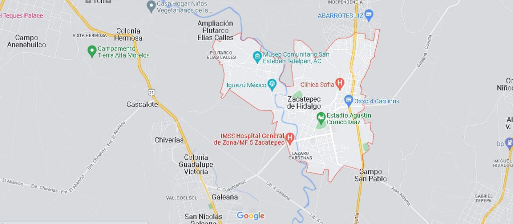 Mapa Zacatepec