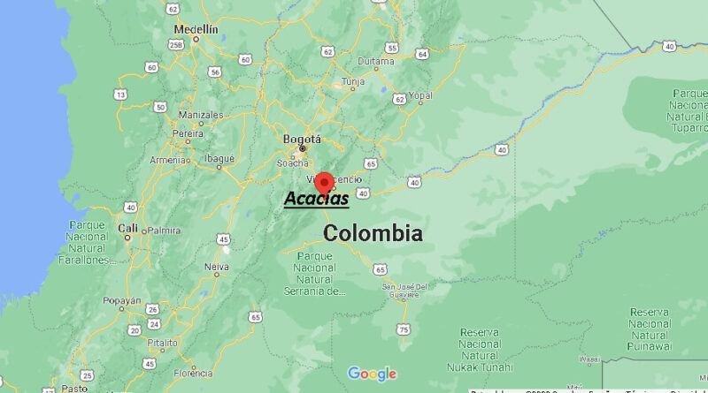 ¿Dónde está Acacías Colombia