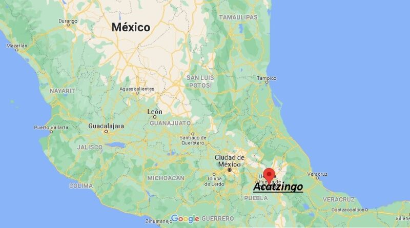 ¿Dónde está Acatzingo Mexico
