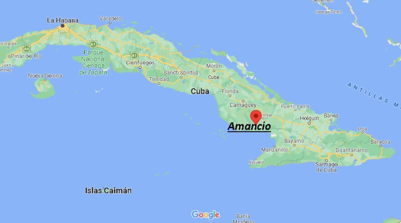 ¿Dónde está Amancio Cuba