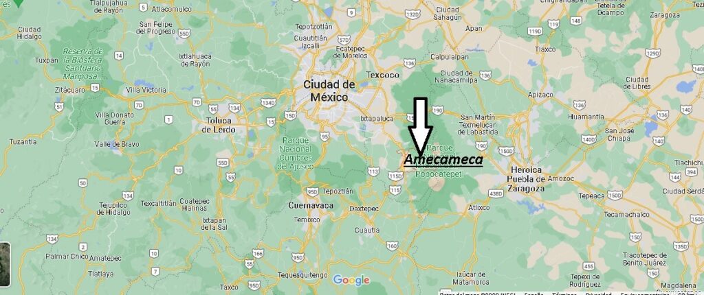 ¿Dónde está Amecameca Mexico