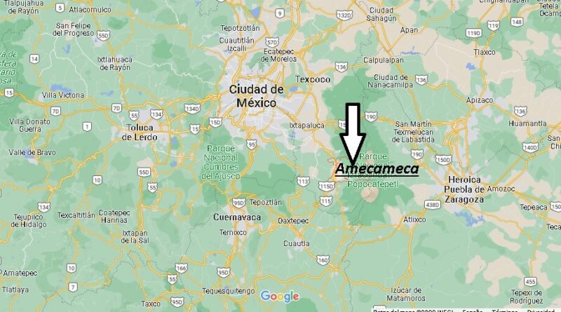 ¿Dónde está Amecameca Mexico