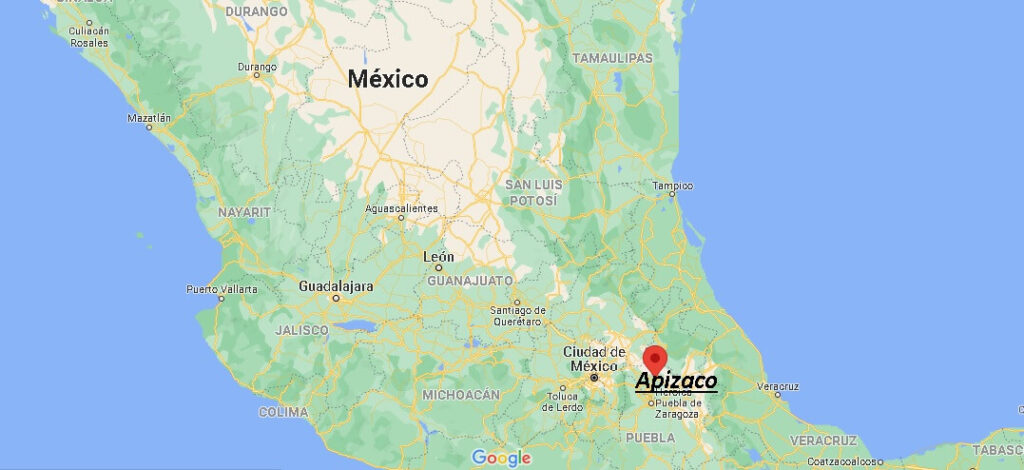 ¿Dónde está Apizaco, Mexico