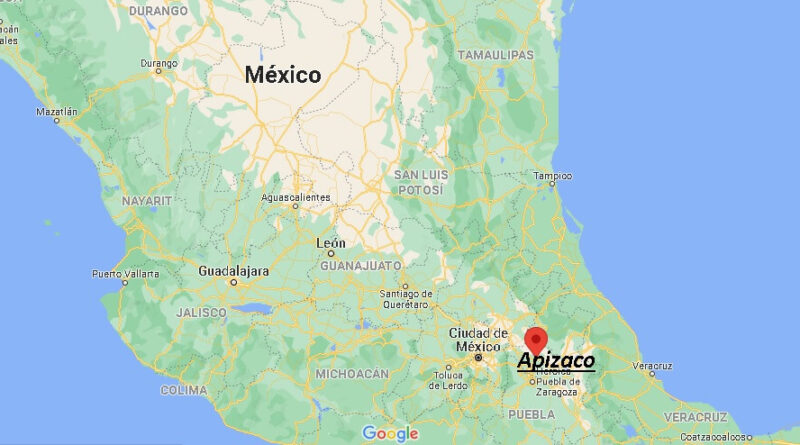 ¿Dónde está Apizaco, Mexico