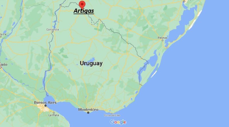 ¿Dónde está Artigas Uruguay