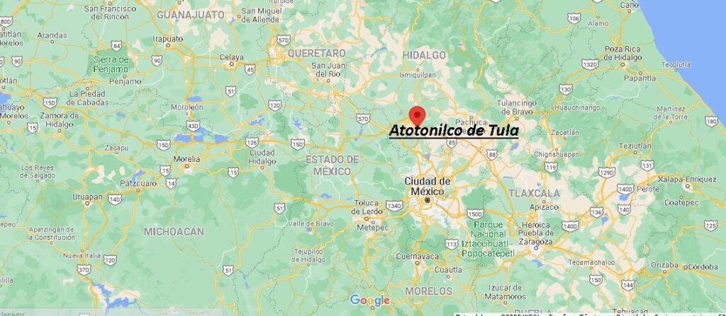 ¿Dónde está Atotonilco de Tula Mexico