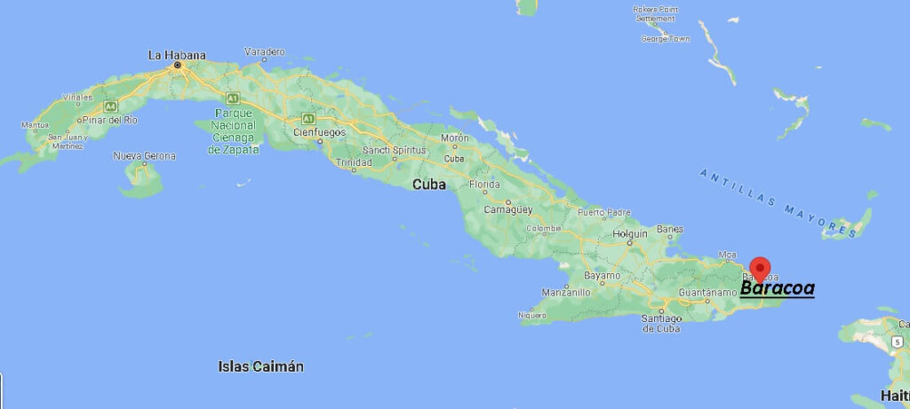 ¿Dónde está Baracoa Cuba