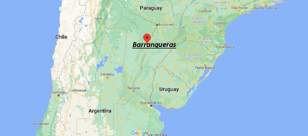 ¿Dónde está Barranqueras Argentina