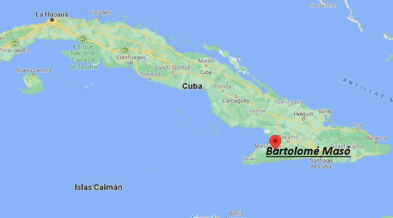 ¿Dónde está Bartolomé Masó Cuba