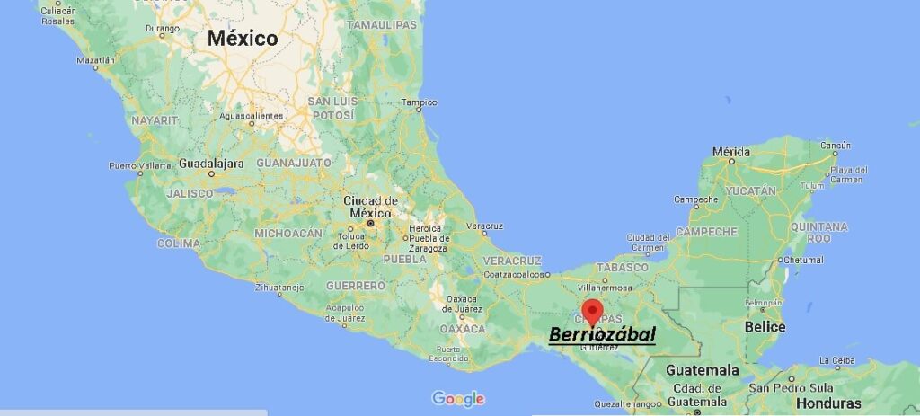 ¿Dónde está Berriozábal Mexico