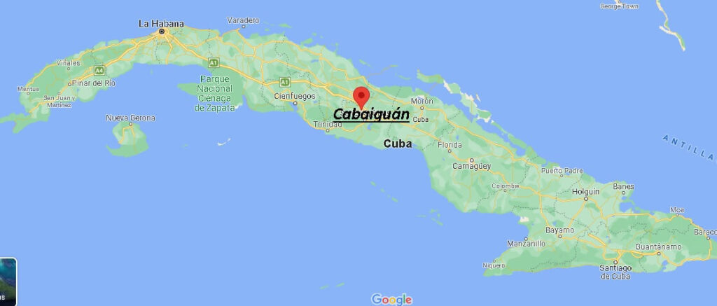 ¿Dónde está Cabaiguán Cuba