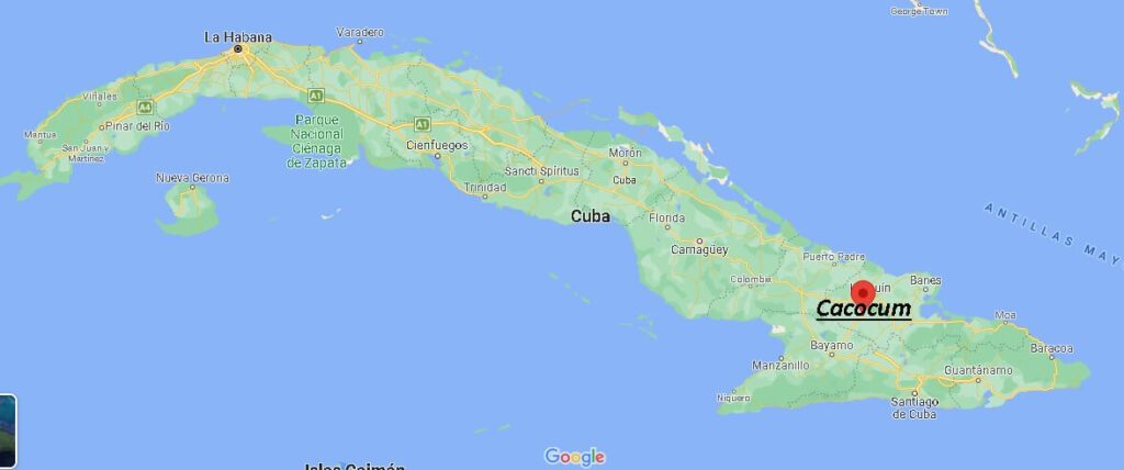 ¿Dónde está Cacocum Cuba
