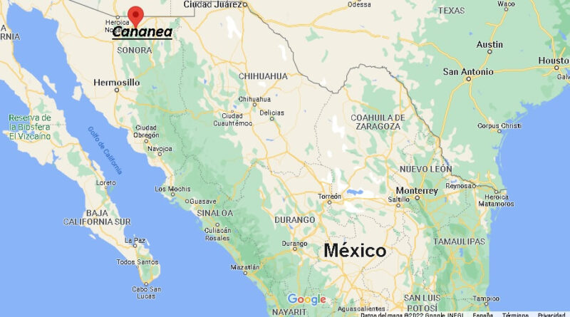 ¿Dónde está Cananea Mexico