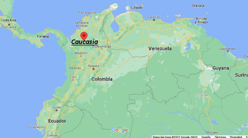 ¿Dónde está Caucasia Colombia