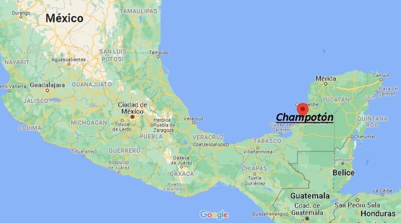 ¿Dónde está Champotón Mexico