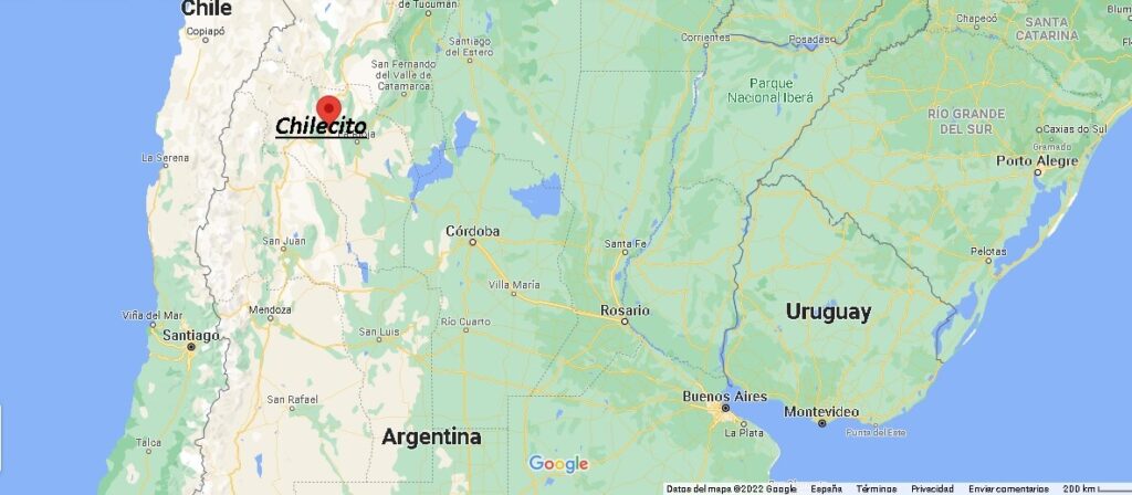 ¿Dónde está Chilecito Argentina