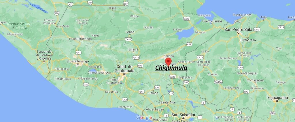 ¿Dónde está Chiquimula Guatemala