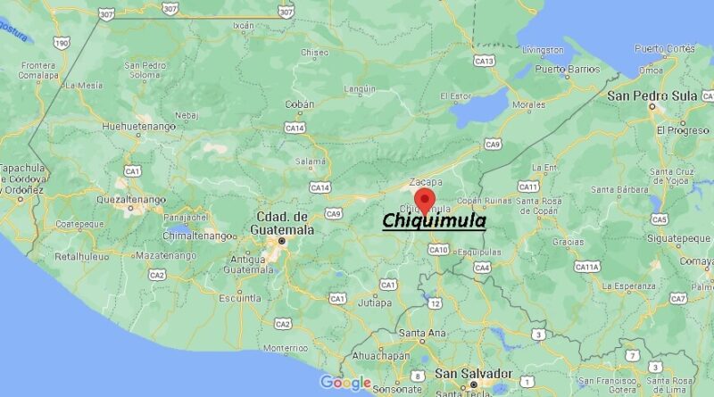 ¿Dónde está Chiquimula Guatemala