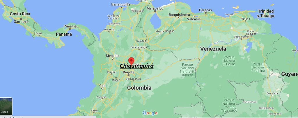 ¿Dónde está Chiquinquirá Colombia