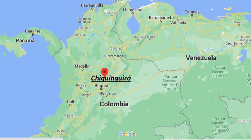 ¿Dónde está Chiquinquirá Colombia