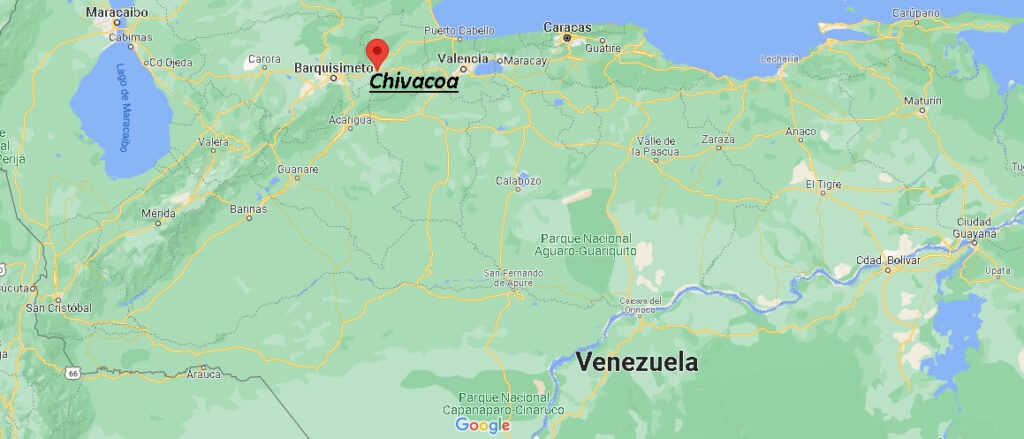 ¿Dónde está Chivacoa Venezuela