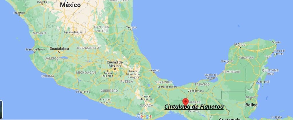¿Dónde está Cintalapa de Figueroa Mexico
