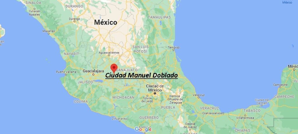 ¿Dónde está Ciudad Manuel Doblado Mexico