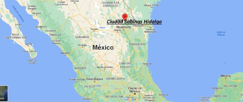 ¿Dónde está Ciudad Sabinas Hidalgo Mexico